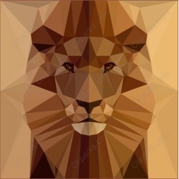 Polygonal Lion