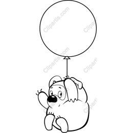 Cuddly Dog Balloon