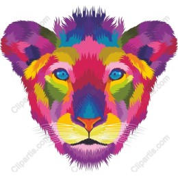 Colorful Lion