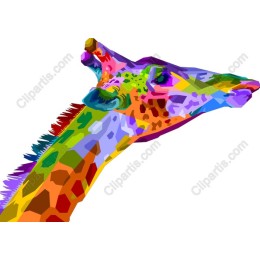 Colorful Giraffe