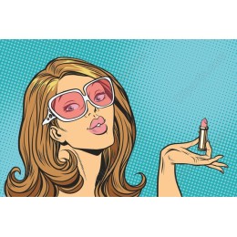 Trendy Pop Art Woman