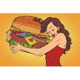 Giant Hamburger Hug