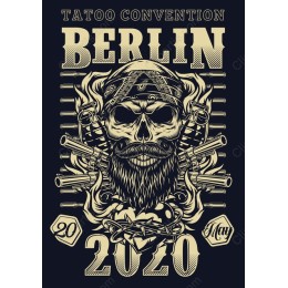 Berlin Tattoo Convention - Skull & Guns