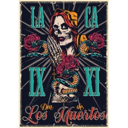 Dia de los Muertos Skull