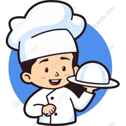Cheerful Cartoon Chef