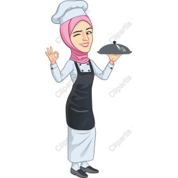 Cheerful Female Chef