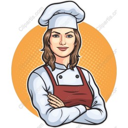Vibrant Female Chef