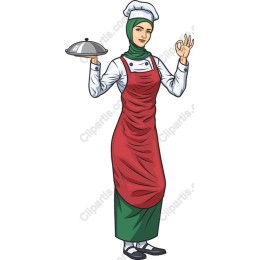 Elegant Female Chef