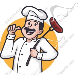 Chef with Sausage