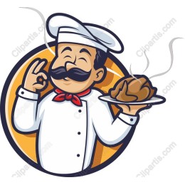Chef with Dish