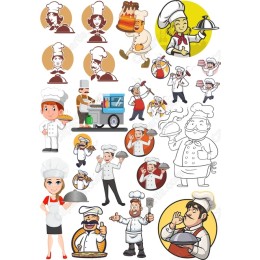 Chef Bundle - Culinary Clip Art Set