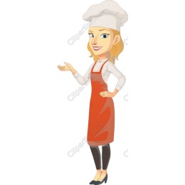 Stylish Female Chef
