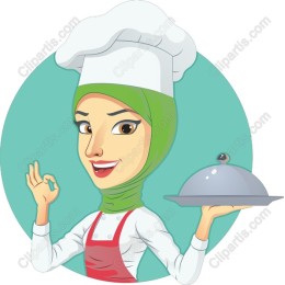 Vibrant Female Chef