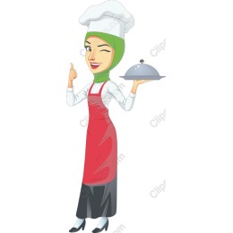 Cheerful Female Chef
