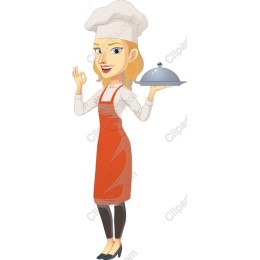 Charming Female Chef