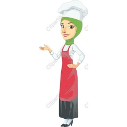 Cheerful Female Chef