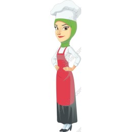Vibrant Female Chef