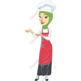 Charming Female Chef