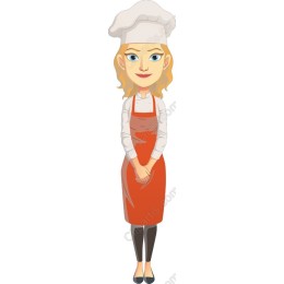 Charming Female Chef
