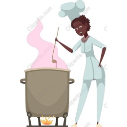 Cheerful Chef Cooking