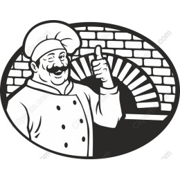 Cheerful Chef Thumbs Up