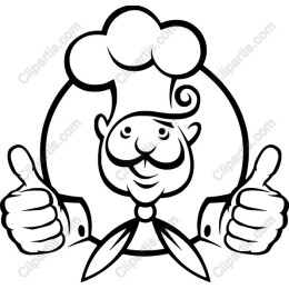 Happy Chef Character
