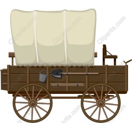 Vintage Wagon Clipart