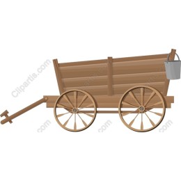 Rustic Wooden Cart