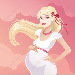 Elegant Expectant Mother