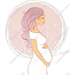 Elegant Maternity Woman