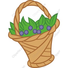 Woven Basket with Berries