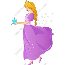 Enchanted Princess with Bluebird