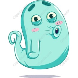 Playful Cartoon Ghost
