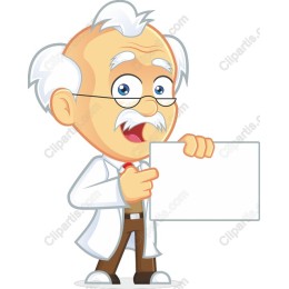 Friendly Scientist Character