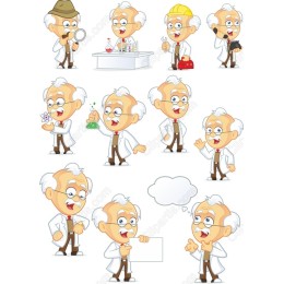 Scientist Character Set