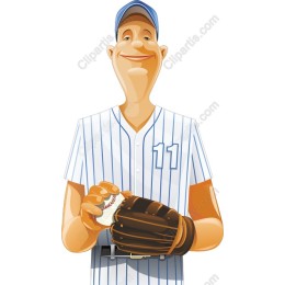 Cheerful Baseball Player