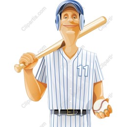 Cheerful Baseball Player