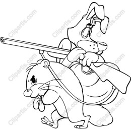 Whimsical Dog and Otter Adventure