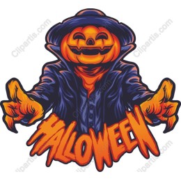 Cheerful Pumpkin Halloween