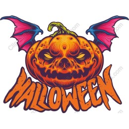 Haunting Pumpkin Bat