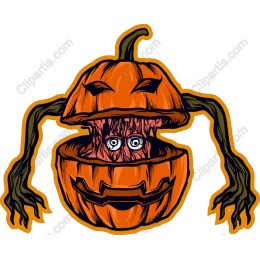 Spooky Pumpkin Monster