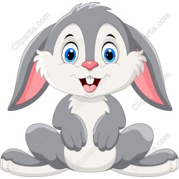 Cheerful Cartoon Bunny