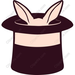 Magician's Top Hat with Bunny Ears