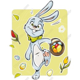 Playful Easter Bunny