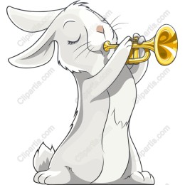 Charming Bunny Trumpet