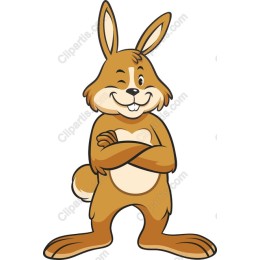 Charming Winking Rabbit