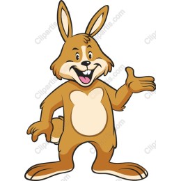 Whimsical Cartoon Rabbit