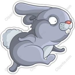 Charming Animated Rabbit