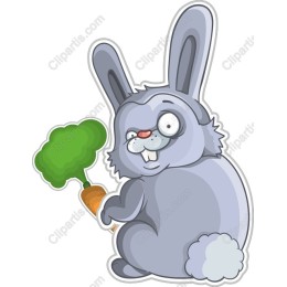 Playful Rabbit Clipart