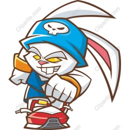 Skateboarding Rabbit